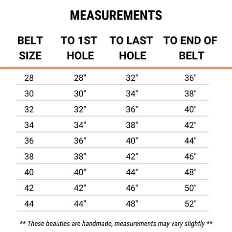 110 cm belt size conversion.